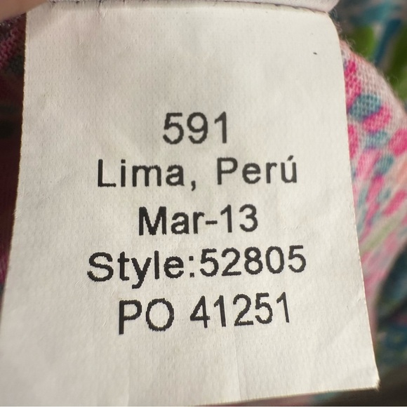 Lilly Pulitzer Tria Maxi Dress Lets Cha Cha Size Xtra Small GUC 100% Cotton - Picture 7 of 7